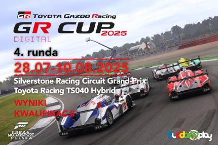 Wyniki kwalifikacji - 4. runda TOYOTA GR CUP DIGITAL –  28.07-10.08.2025 - Silverstone Racing Circuit Grand-Prix - Toyota Racing TS040 HYBRID
